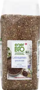 enerBiO Leinsamen, geschrotet, 400 g