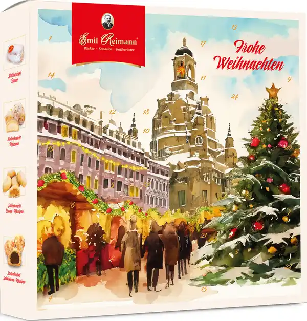 Bild 1 von Emil Reimann Stollen Adventskalender 2024, 600 g