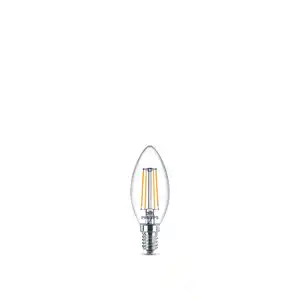 Philips LED Lampe Kerzenform 4,3 W E14 warmweiß 470 lm Dreierpack