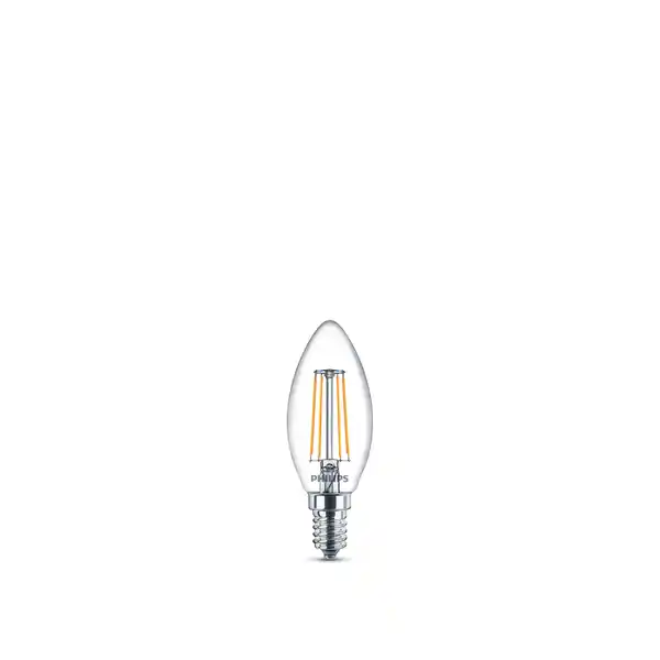 Bild 1 von Philips LED Lampe Kerzenform 4,3 W E14 warmweiß 470 lm Dreierpack