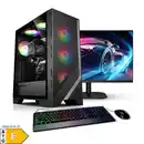 Bild 1 von PC Set mit 24 Zoll TFT Online Gamer AMD Ryzen 5 4600G, 8GB DDR4, AMD Vega Grafik, 1TB SSD