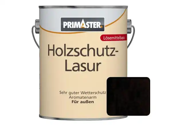 Bild 1 von Primaster Holzschutzlasur lösemittelhaltig palisander 5 l