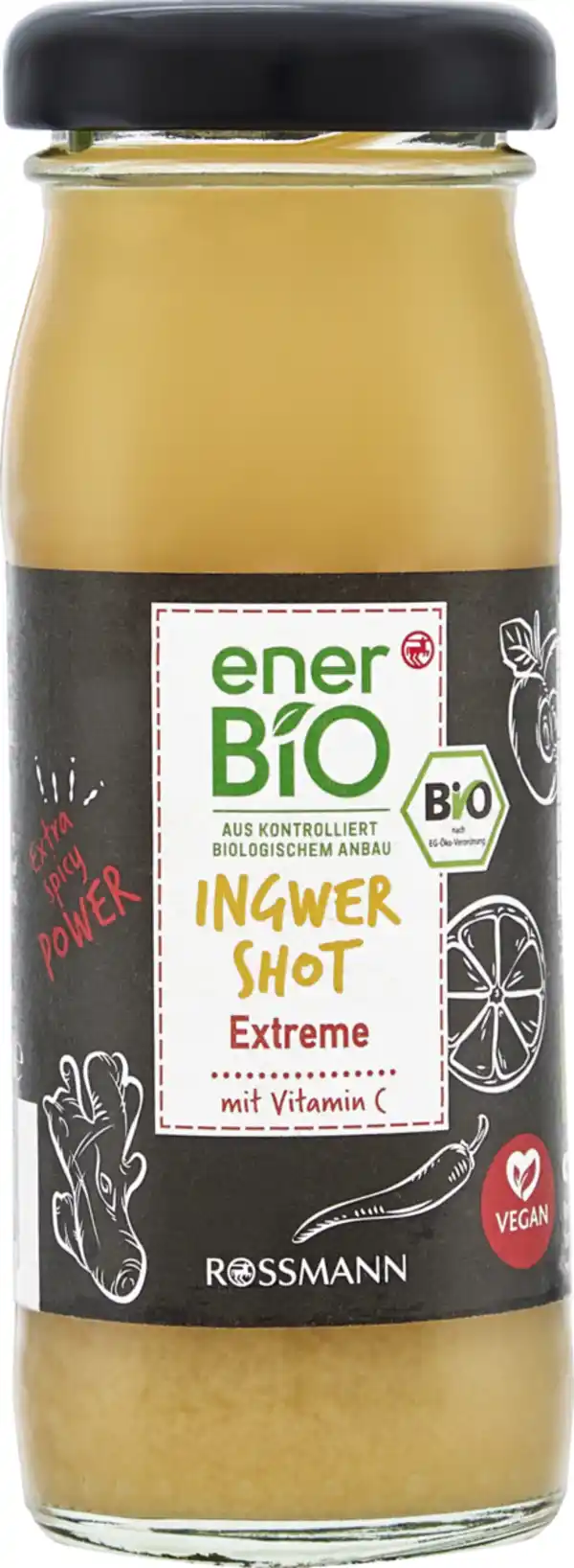 Bild 1 von enerBiO Ingwershot Extreme, 95 ml