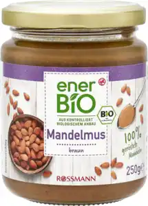 enerBiO Mandelmus braun, 250 g