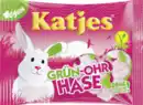 Bild 1 von Katjes Schaumzucker Fruchtgummi Grün-Ohr Hase, 175 g