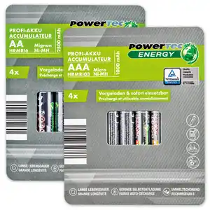 Powertec Energy Profi-Akku Mignon / Micro