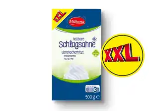 Milbona Schlagsahne XXL,  500 g