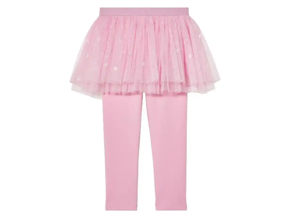 Bild 4 von lupilu® Kinder Tüllrock mit Leggings und Metallic-Print