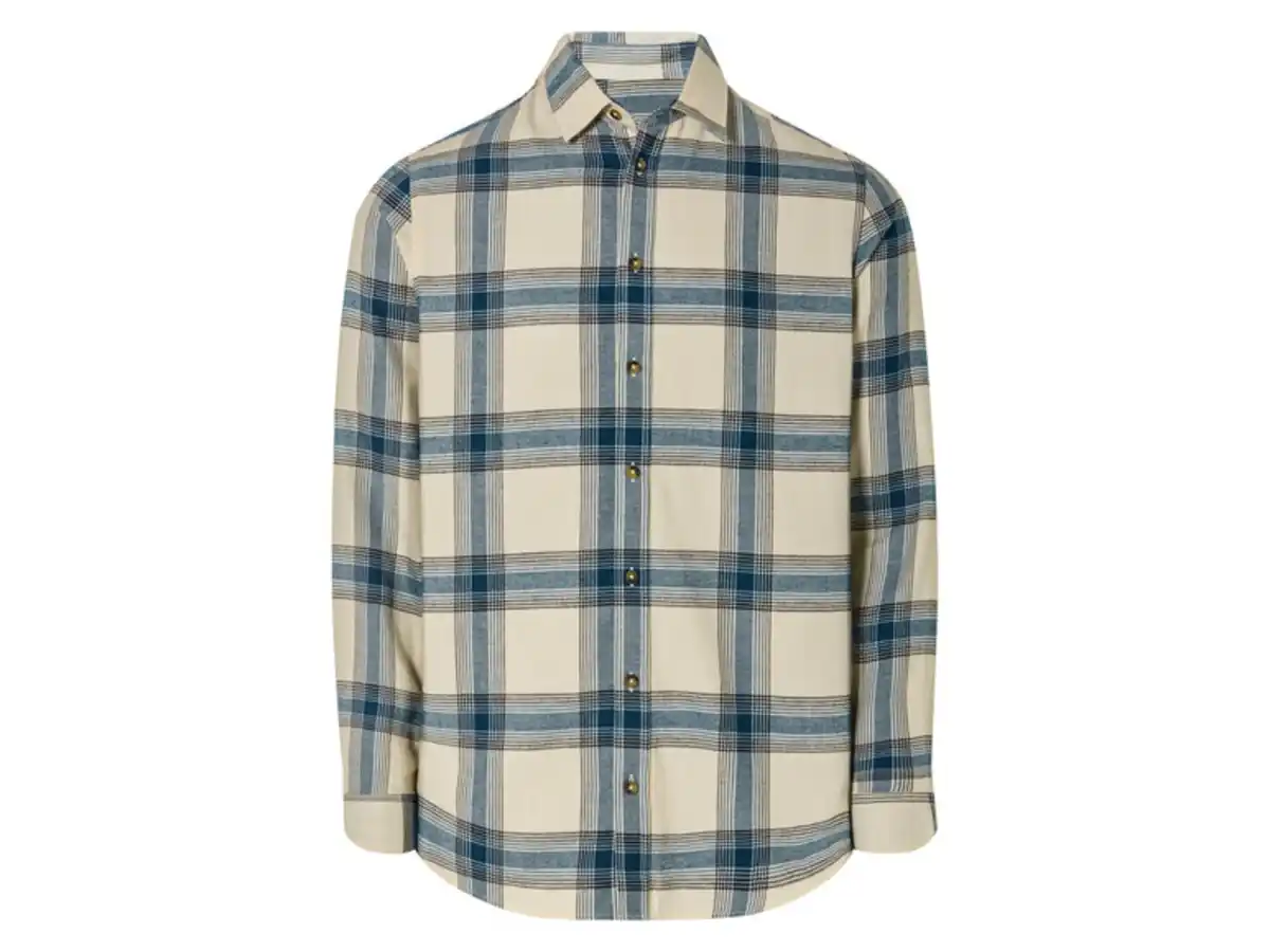 Bild 2 von LIVERGY® Herren Flanell-Freizeithemd, mit abgerundetem Saum
