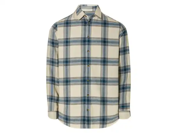 Bild 2 von LIVERGY® Herren Flanell-Freizeithemd, mit abgerundetem Saum