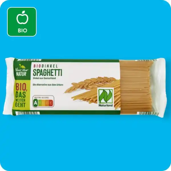 Bild 1 von NUR NUR NATUR Bio-Dinkel-Spaghetti, Nur erlesene Zutaten