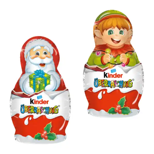 Bild 1 von FERRERO Kinder Schokolade Weihnachtsfiguren 36g