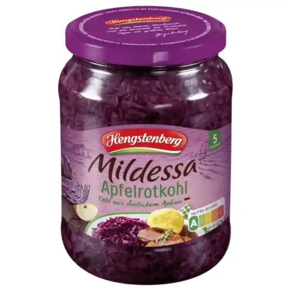 Bild 1 von Hengstenberg Rotkohl oder HAK Apfel-/Rotkohl