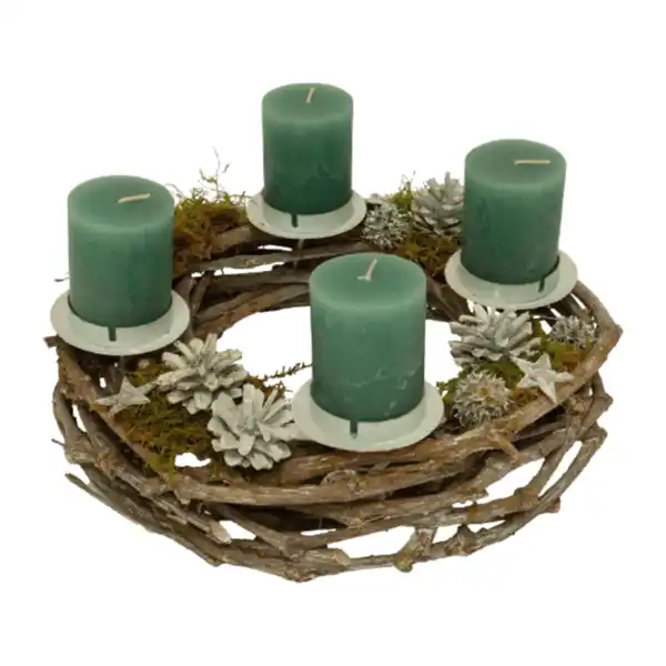 Bild 3 von GARDENLINE Advents-Rebenkranz / -Schiffchen