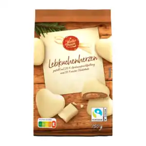 WINTERTRAUM Lebkuchenherzen 150g