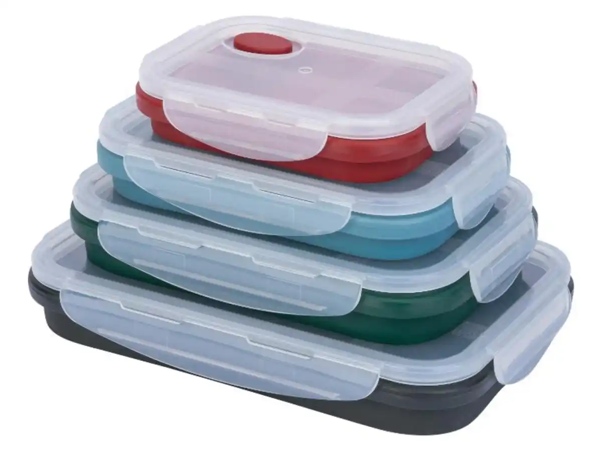 Bild 2 von LIVARNO home Frischhaltedosen faltbar Silikon