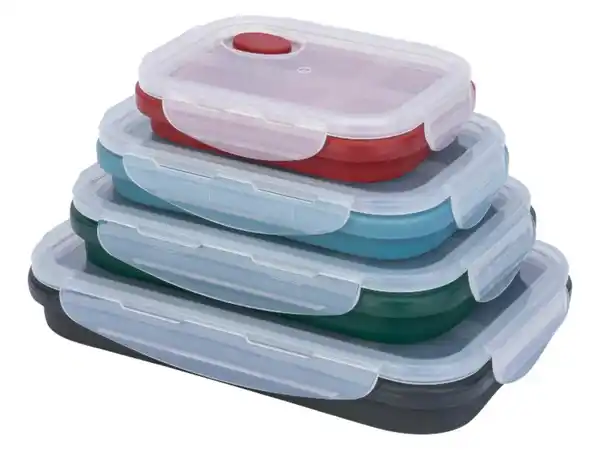 Bild 2 von LIVARNO home Frischhaltedosen faltbar Silikon