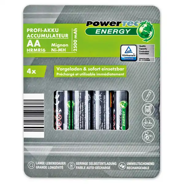 Bild 3 von Powertec Energy Profi-Akku Mignon / Micro