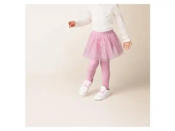 Bild 3 von lupilu® Kinder Tüllrock mit Leggings und Metallic-Print