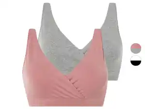 esmara® Damen Still-Bustiers, 2 Stück, mit Bio-Baumwolle