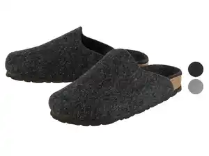 LIVERGY® Herren Filzclogs, anatomisch vorgeformtes Fußbett