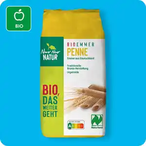 NUR NUR NATUR Bio-Emmer-Pasta, Penne oder Vollkorn-Spirale