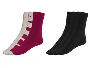 esmara® Damen Thermosocken, 3 Paar, mit Bio-Baumwolle