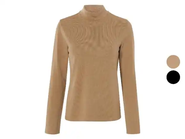 Bild 1 von esmara® Damen Rollkragenshirt, in modischer Ripp-Qualität