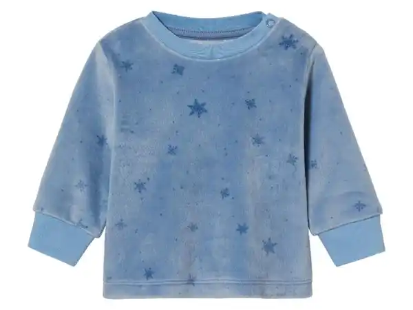 Bild 3 von lupilu® Baby Velours-Pyjama, aus recyceltem Material