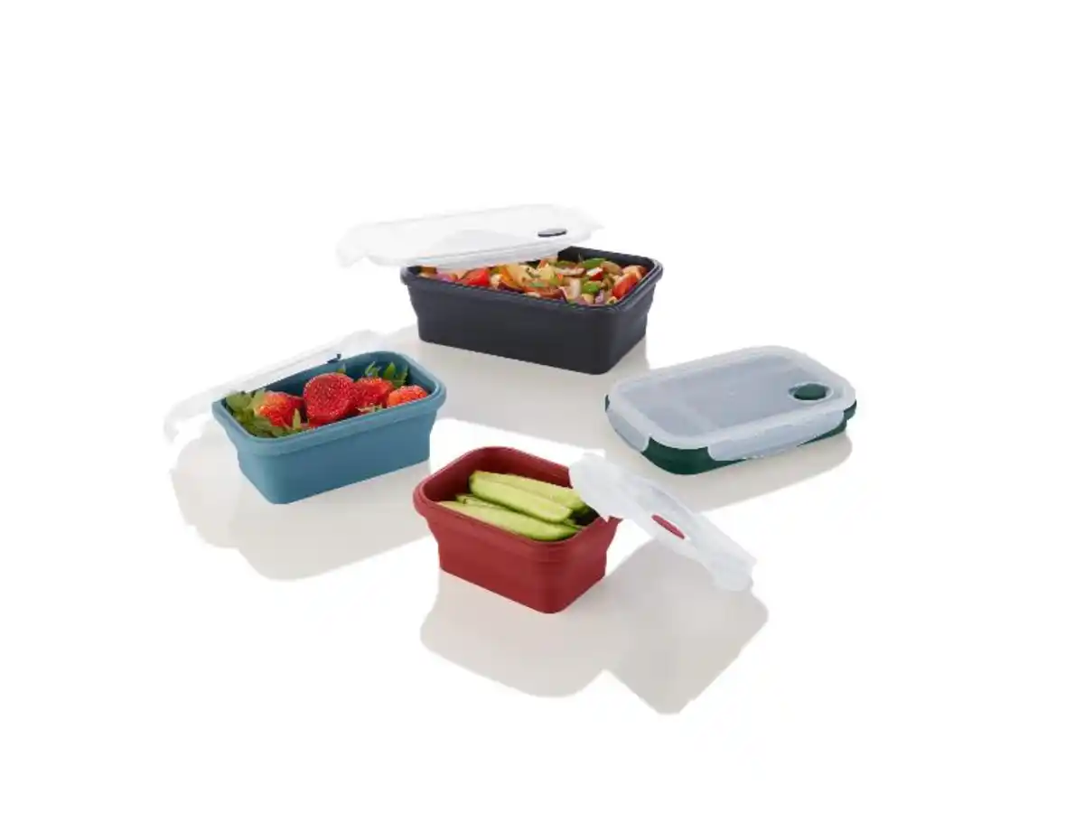 Bild 4 von LIVARNO home Frischhaltedosen faltbar Silikon