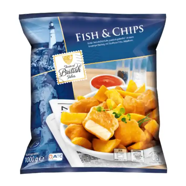 Bild 1 von TASTE OF BRITISH ISLES Fish and Chips 000g