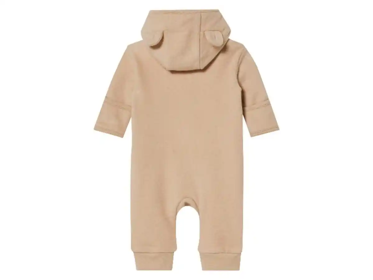 Bild 3 von lupilu® Baby-Fleece-Overall, Kapuze mit Öhrchen-Applikation