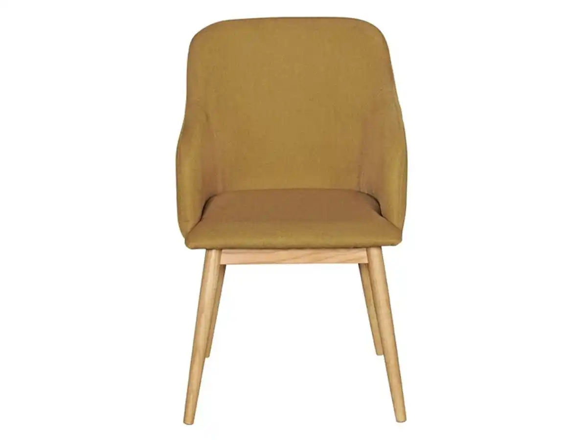 Bild 3 von Wohnling Wohnling Esszimmerstuhl »Skandi«, hohe Armlehnen, Retro-Design, mit Holzbeinen