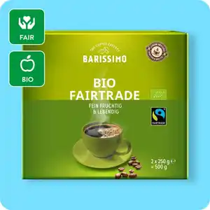 BARISSIMO Bio-Mahlkaffee, Fairtrade