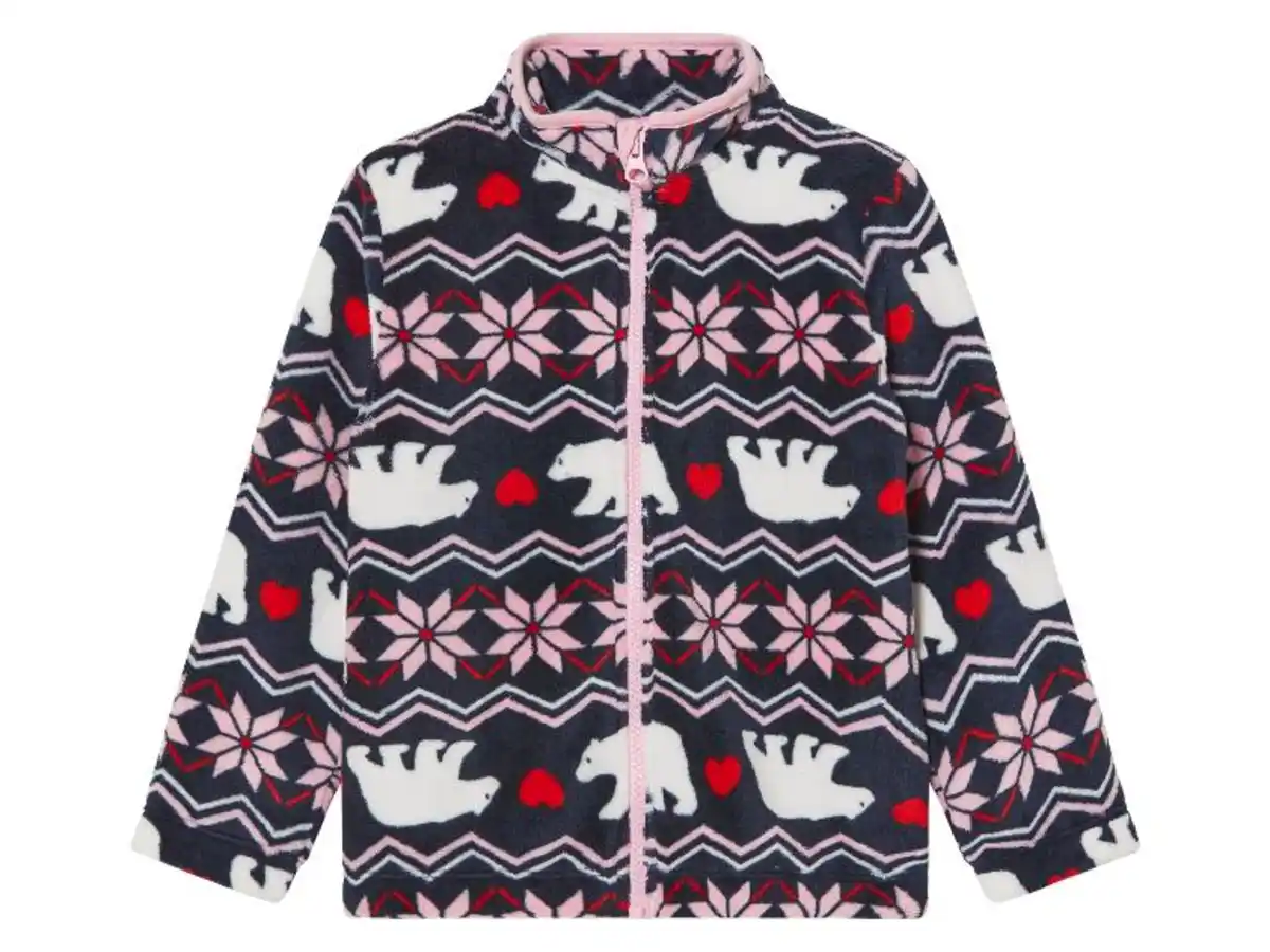 Bild 4 von lupilu® Kinder Fleecejacke, mit Stehkragen