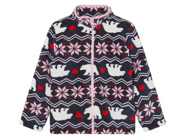 Bild 4 von lupilu® Kinder Fleecejacke, mit Stehkragen