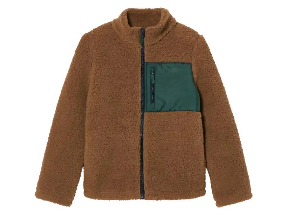 Bild 2 von pepperts!® Kinder Jungen-Fleecejacke, mit Reißverschluss-Brusttasche