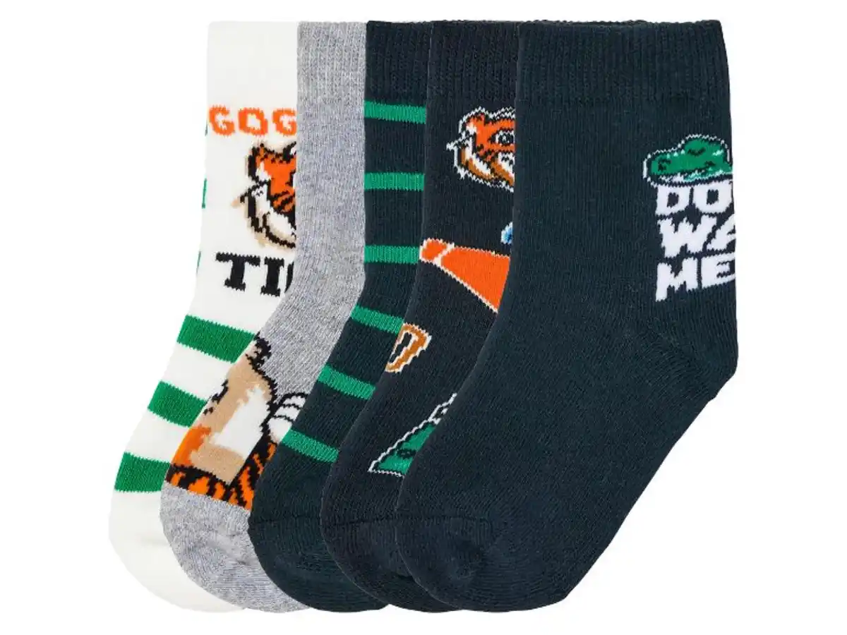 Bild 2 von lupilu® Kleinkinder Thermosocken, 5 Paar, mit Bio-Baumwolle