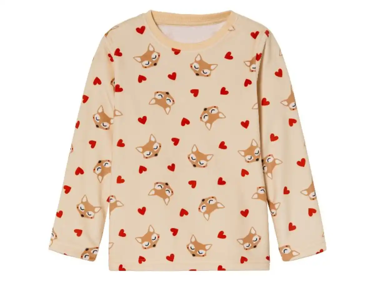 Bild 3 von lupilu® Kleinkinder Plüschpyjama, optimale Passform