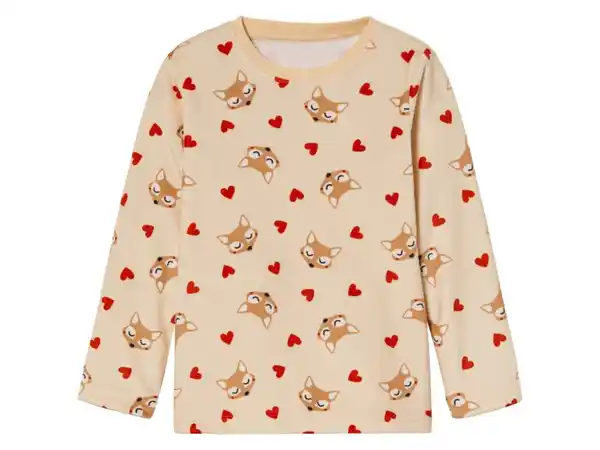 Bild 3 von lupilu® Kleinkinder Plüschpyjama, optimale Passform