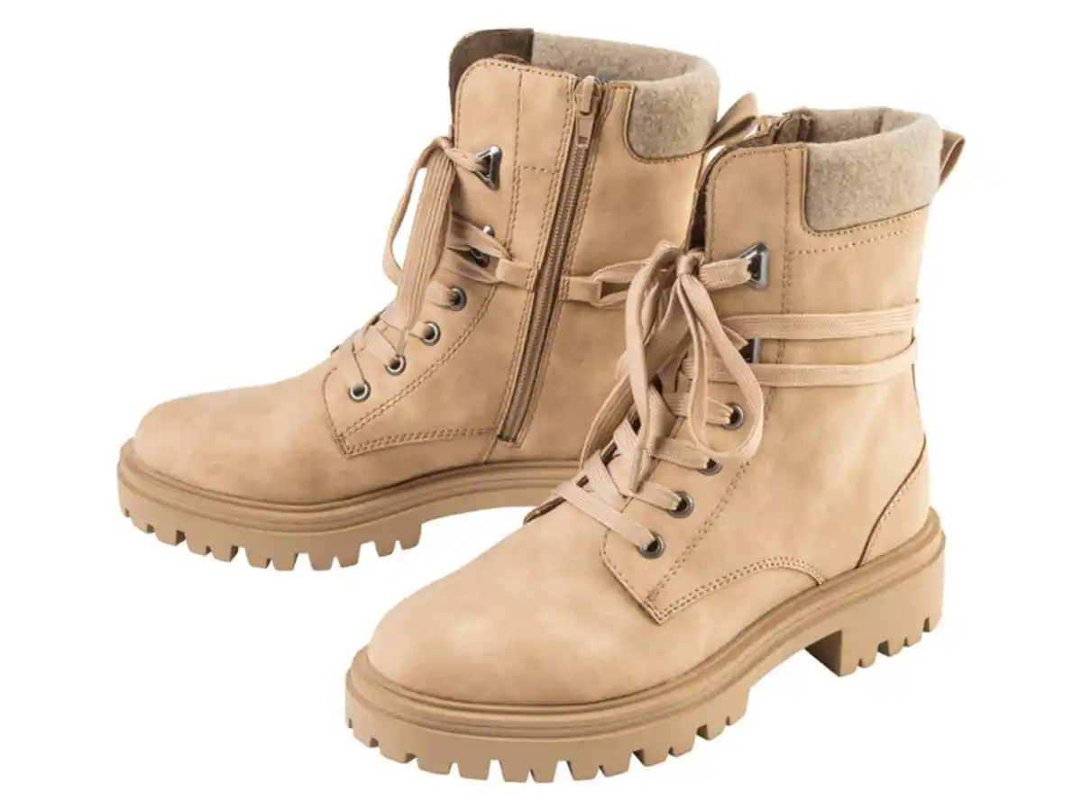Bild 2 von esmara® Damen Schnürboots, langlebige TPR-Laufsohle