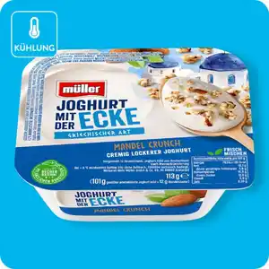 MÜLLER Joghurt mit der Ecke, Mandel Crunch