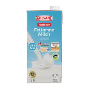 MILSANI Haltbare fettarme Milch 1L