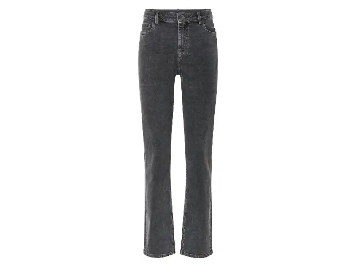 Bild 4 von esmara® Damen Jeans, Straight Fit, mit hoher Leibhöhe