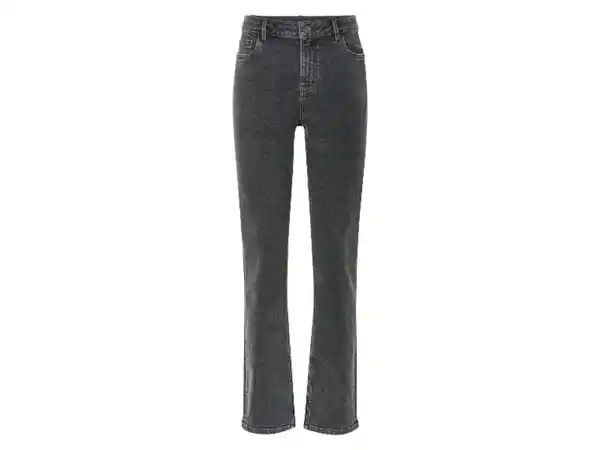 Bild 4 von esmara® Damen Jeans, Straight Fit, mit hoher Leibhöhe