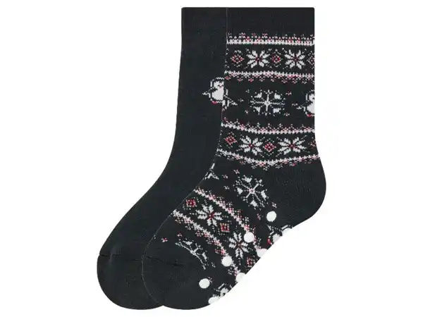 Bild 2 von lupilu® Kleinkinder Thermosocken, 2 Paar, mit Silikonnoppen