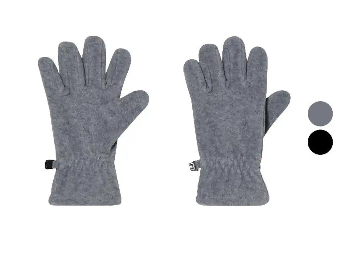 Bild 1 von esmara® Damen Fleecehandschuhe, Gummizug am Handgelenk