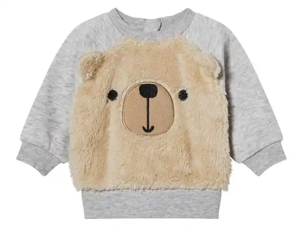 Bild 2 von lupilu® Baby-Plüsch-Pullover, mit niedlicher Stickerei