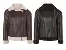 Bild 1 von esmara® Damen Bikerjacke, gefüttert mit warmem Lammfellimitat