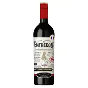 Entrecôte Merlot- Cabernet S. o. Chardonnay oder Corsaire Réserve du Président